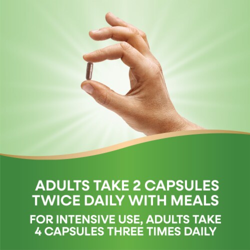 Nature's Way Pau d'Arco Inner Bark Capsules 2,180 mg per 4-Capsule Serving Capsules Perspective: top