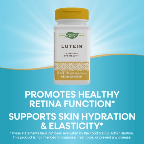 Nature's Way Lutein Softgels Perspective: top