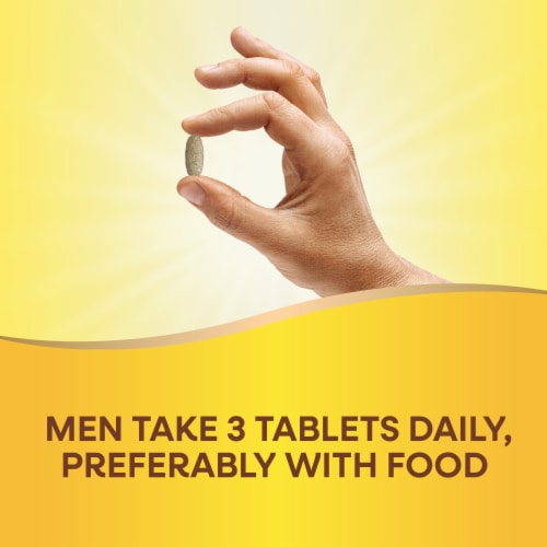 Nature's Way Alive! Max3 Potency Men's Complete B Vitamins Plant Based Blends Multivitamin Tablets Perspective: top
