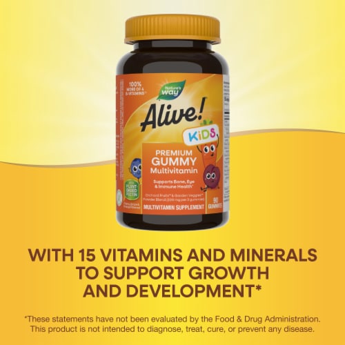 Nature's Way Alive!® Kids Gummy Multivitamin Perspective: top