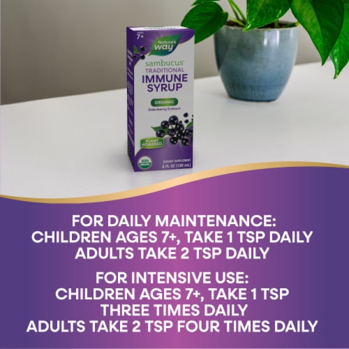 Nature's Way® Sambucus™ Elderberry Syrup Perspective: top