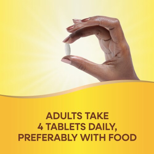 Nature's Way Alive! Calcium Max Absorption Bone Support With Vitamins D3 K2 and Magnesium Tablets Perspective: top