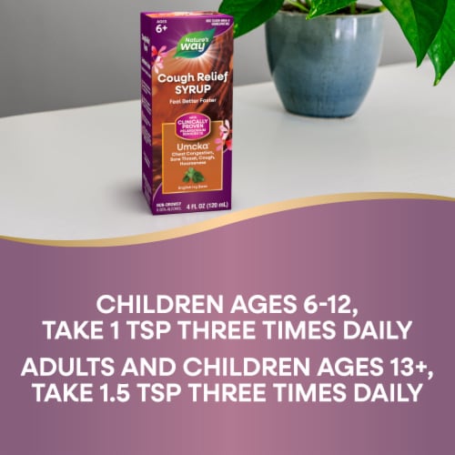 Nature's Way® Umcka® Cough Max Relief Soothing Syrup Perspective: top
