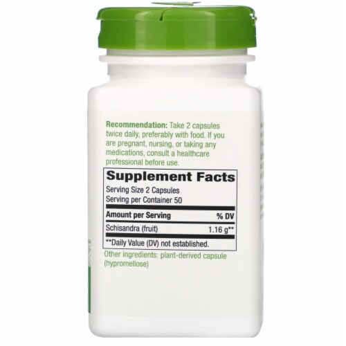 Nature's Way Schizandra Fuit Capsules Perspective: top