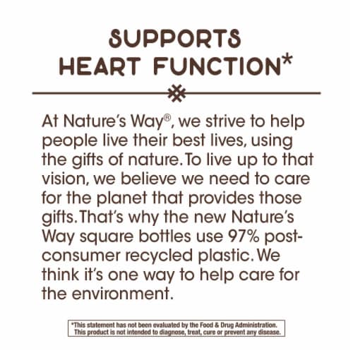Nature's Way® CoQ10 Dietary Supplement Softgels 100mg Perspective: top