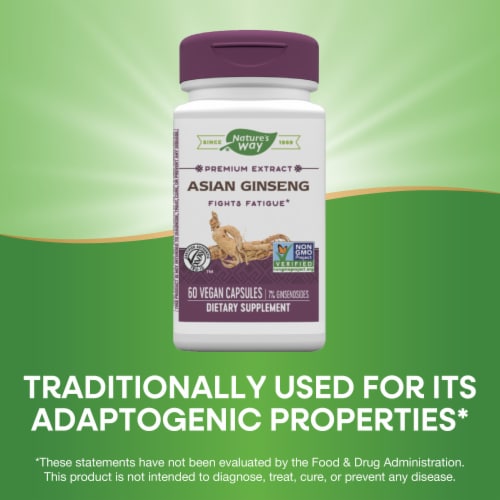 Nature's Way® Korean Ginseng Standardized Tablets Perspective: top