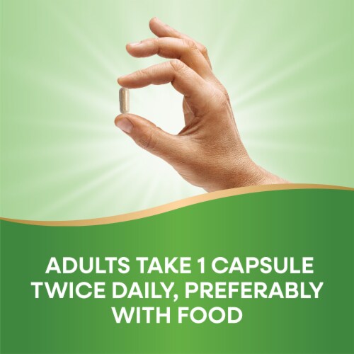 Nature's Way Asian Ginseng Premium Extract Adaptogenic Herb Capsules 550 mg per Serving Perspective: top