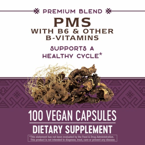 Nature's Way PMS with Vitamin B6 & 5 HTP Support Capsules for Women Perspective: top