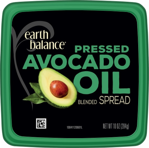 Earth Balnace® Pressed Avocado Oil Blended Spread Tub Perspective: top