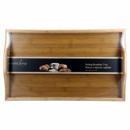 Danesco Bamboo Folding Breakfast Tray Perspective: top