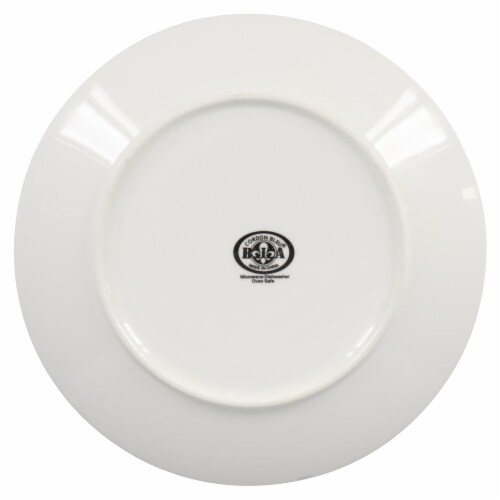 BIA Cordon Bleu Peony Salad Plate - Gray Perspective: top