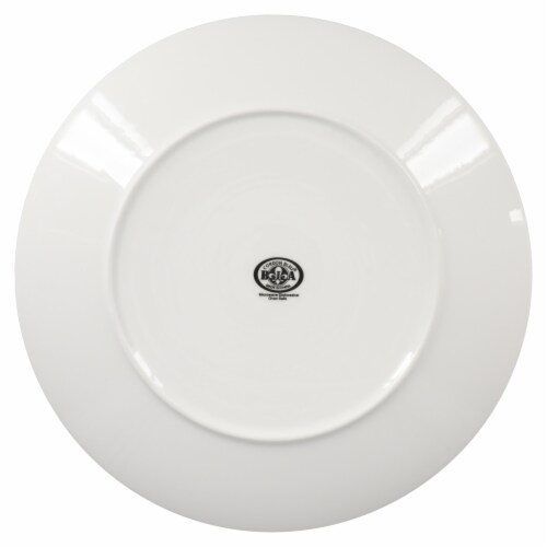 BIA Cordon Bleu Peony Dinner Plate - Gray Perspective: top