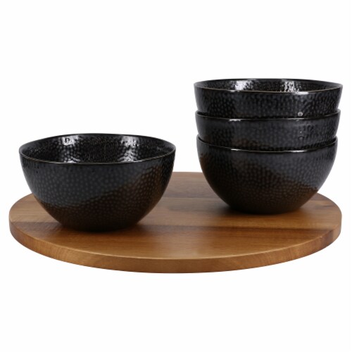BIA Cordon Bleu Serene Cereal Bowls Set - Black Perspective: top