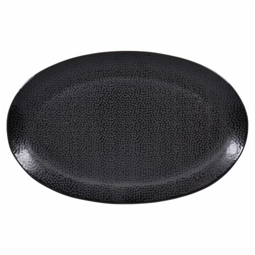BIA Cordon Bleu Serene Oval Serve Platter - Black Perspective: top