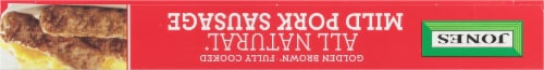 Jones Dairy Farm Golden Brown® All Natural Mild Pork Sausage Links Perspective: top