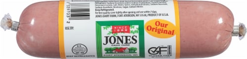 Jones Dairy Farm Braunschweiger Liverwurst Perspective: top