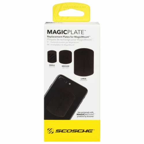 Scosche Magic Mount Replacement Kit - Black Perspective: top