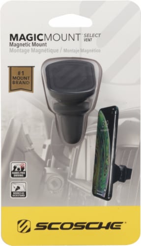 Scosche® MagicMount™ Select Vent Black Phone Mount Perspective: top