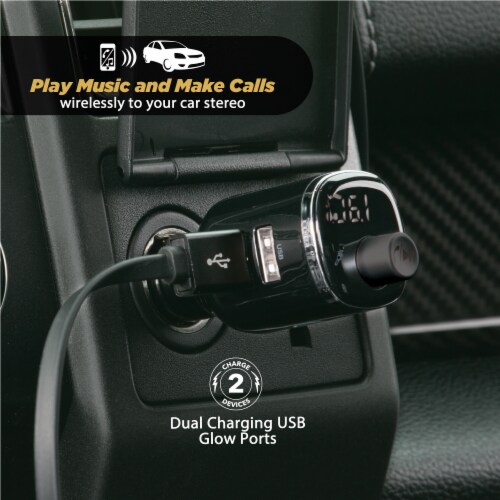 Scosche Universal Bluetooth Hands-Free Car Kit - Black Perspective: top
