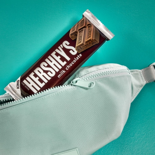 HERSHEY'S Milk Chocolate King Size Candy Bar Perspective: top