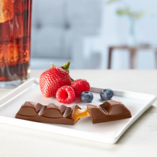 CADBURY CARAMELLO Milk Chocolate Caramel Candy Bar Perspective: top