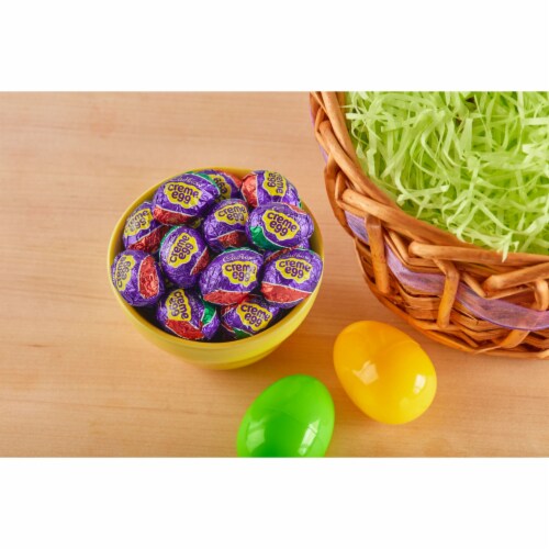 CADBURY CREME EGG Milk Chocolate and Fondant Easter Candy Egg Perspective: top