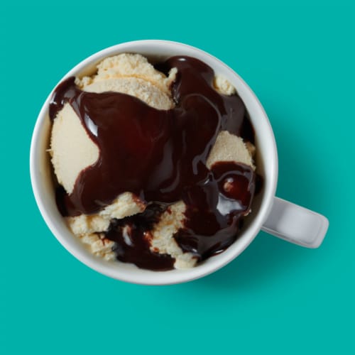 HERSHEY'S Hot Fudge Topping Jar Perspective: top