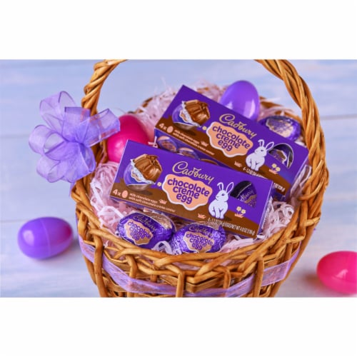 CADBURY CRÈME EGG Milk Chocolate Easter Candy Eggs Perspective: top