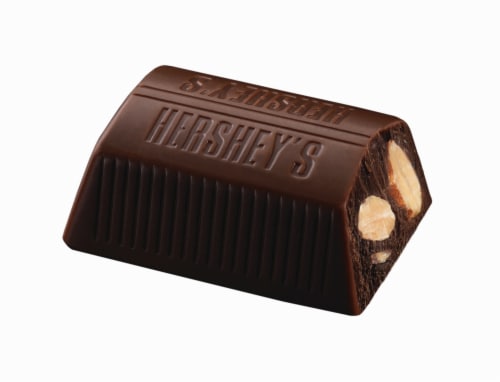 Hershey's Nuggets Dark Chocolate with Almonds Perspective: top