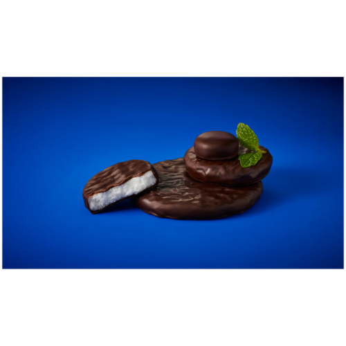 York Peppermint Patties Family Size Stand Up Bag Perspective: top