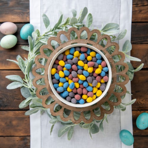 CADBURY MINI EGGS Dark Chocolate Easter Candy Bag Perspective: top
