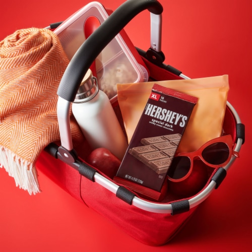 HERSHEY'S SPECIAL DARK Mildly Sweet Chocolate XL Candy Bar Perspective: top