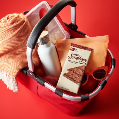 HERSHEY'S SYMPHONY Milk Chocolate XL Candy Bar Perspective: top