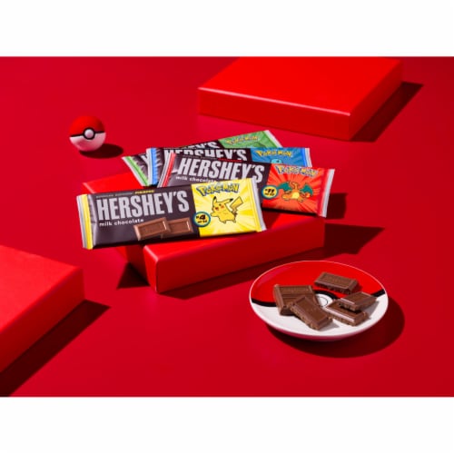 HERSHEY'S Milk Chocolate Pokemon Candy Bar Perspective: top