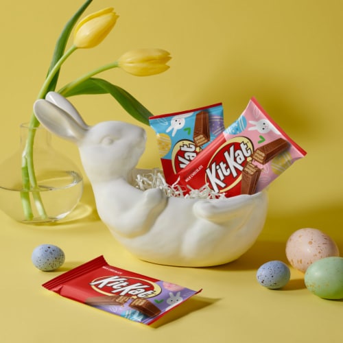 KIT KAT® Milk Chocolate Wafer Easter Candy Bars Perspective: top