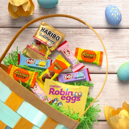 Hershey Assorted Flavored Easter Candy Variety Bag Perspective: top