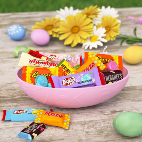 Hershey Assorted Flavored Easter Candy Bulk Bag Perspective: top
