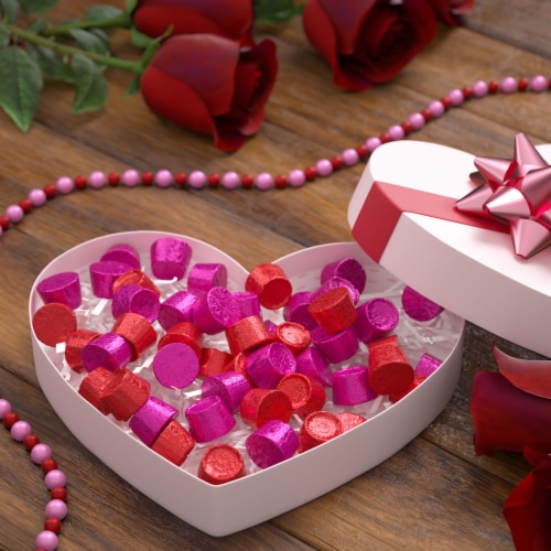 ROLO® Creamy Caramels Wrapped in Rich Chocolate Candy Valentine's Day Bag Perspective: top