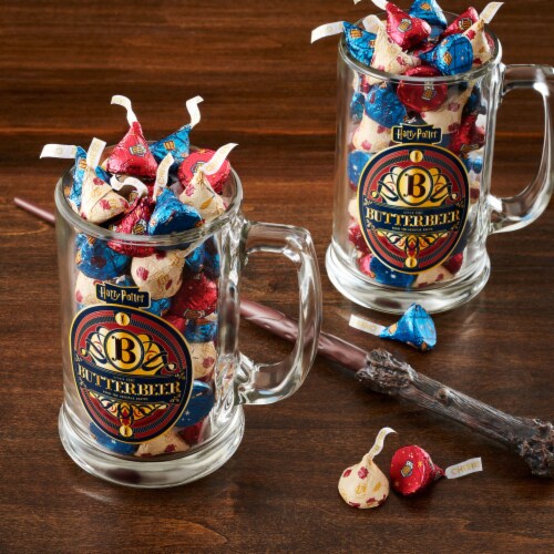 HERSHEY'S KISSES Butterbeer Flavored Easter Candy Bag Perspective: top