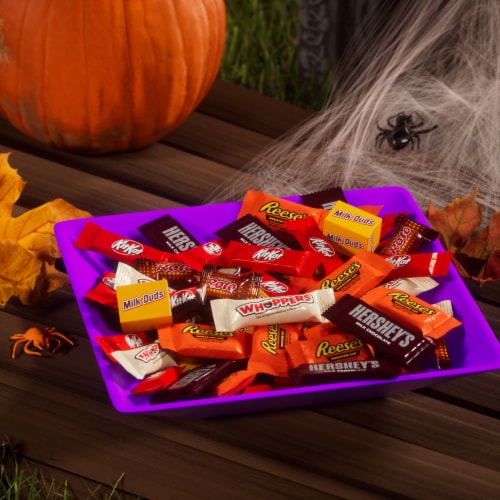 Hershey Assorted Flavored Halloween Candy Bulk Bag Perspective: top