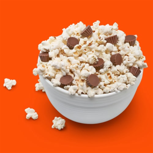 REESE'S Minis Unwrapped Milk Chocolate Peanut Butter Cups Candy Bag Perspective: top