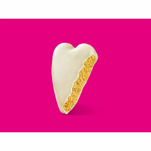REESE'S White Creme Peanut Butter Hearts Candy Valentine's Day King Size Pack Perspective: top
