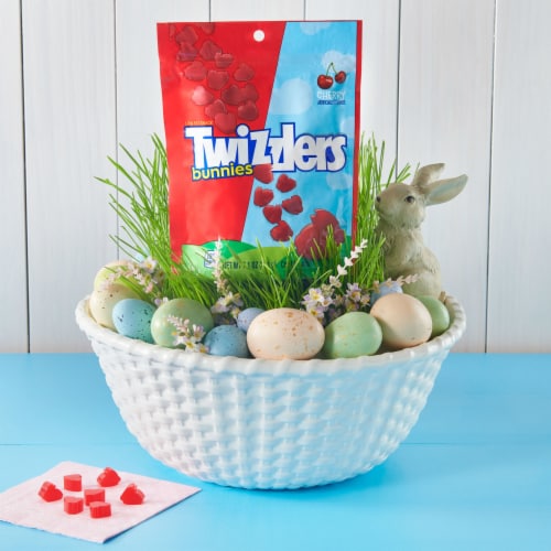 TWIZZLERS Cherry Bunnies Easter Candy Bag Perspective: top