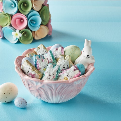 HERSHEY'S Milk Chocolate Mini Bunnies Easter Candy Bag Perspective: top