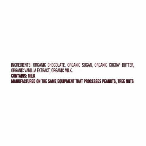 HERSHEY'S ORGANIC DARK CHOCOLATE Perspective: top