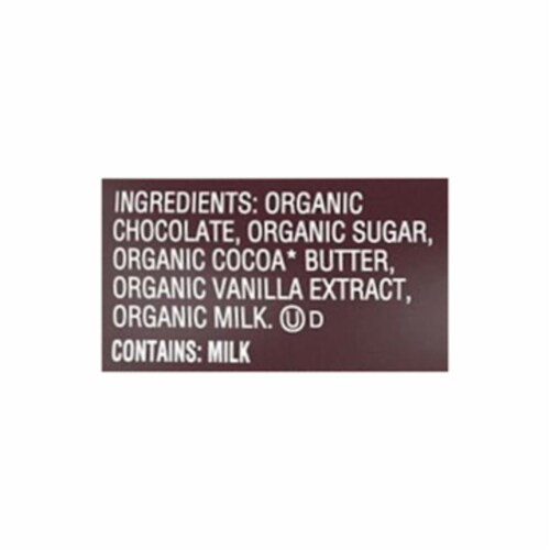 HERSHEY'S ORGANIC DARK CHOCOLATE MINIATURE Perspective: top