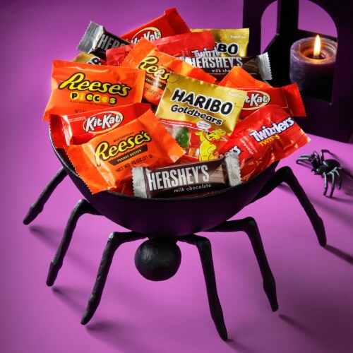 Hershey Assorted Flavored Snack Size Halloween Candy Variety Bag Perspective: top