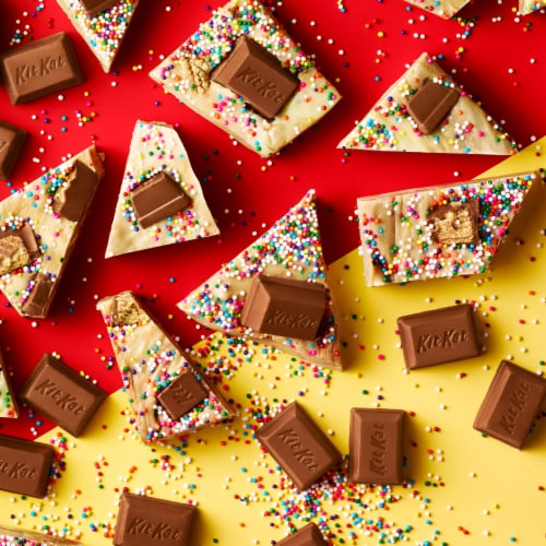 KIT KAT® Minis Unwrapped Milk Chocolate Wafer Candy Bag Perspective: top