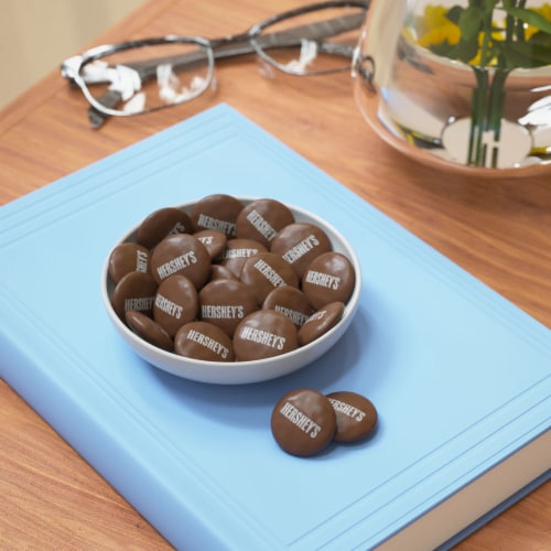 HERSHEY'S Drops Milk Chocolate Candy Bag Perspective: top
