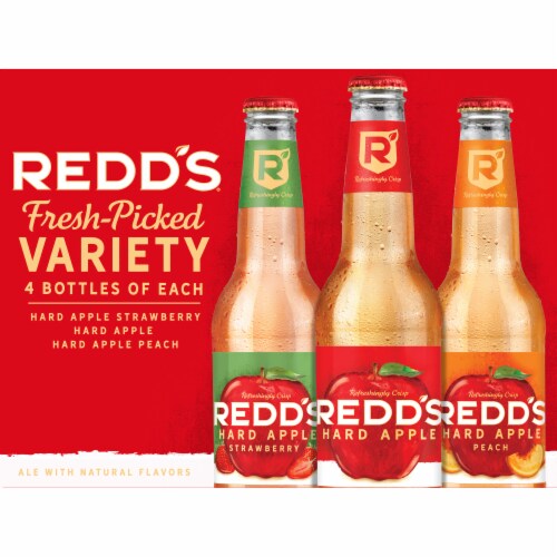 Redd's® Fresh-Picked Variety Golden Ale Beer Perspective: top